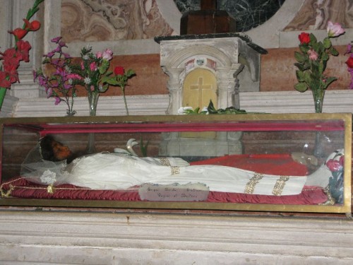 Urna de la Santa. Iglesia de San Francesco della Vigna, Venecia (Italia).