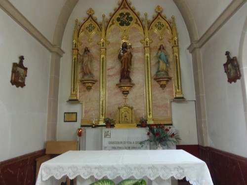 Capilla con el sepulcro de las Beatas Fidela y Josefa. Gandia, España.