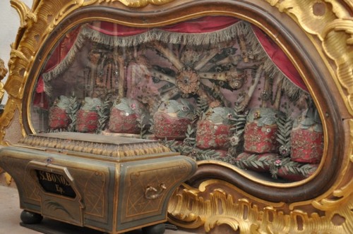 Reliquias de los Santos.