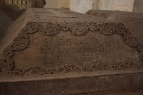 Sarcófago de San Alejandro, senador de Treveris y mártir.
