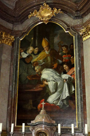 San Ruperto bautiza a Theodo.
